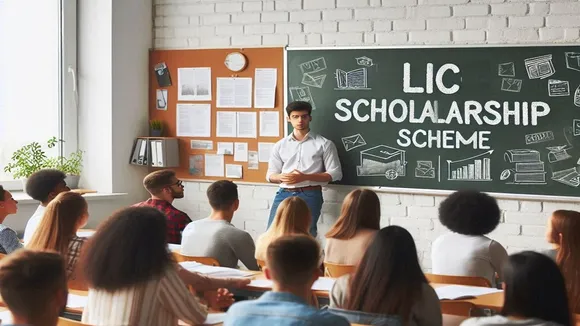 LIC Scholarship Scheme with students