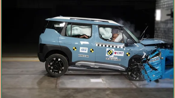 Kia Syros frontal impact Bharat NCAP