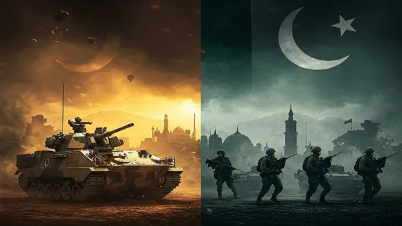 Indian vs Pakistan Gemini Image