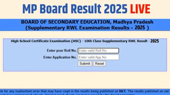 MP Board Result Date Announced, MPBSE 2025, MPBSE MP Board 10th 12th Result to Out 6 May 2025, mpbse.nic.in, mpresults.nic.in, mpbse.mponline.gov.in