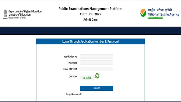 CUET UG 2025 Admit Card