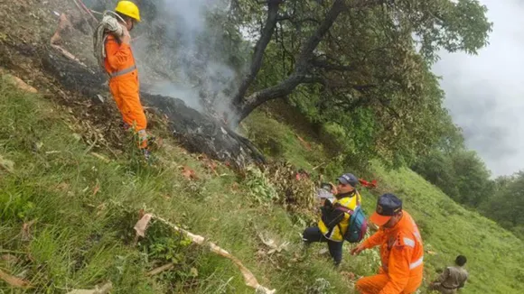 Kedarnath Chopper Crash 1