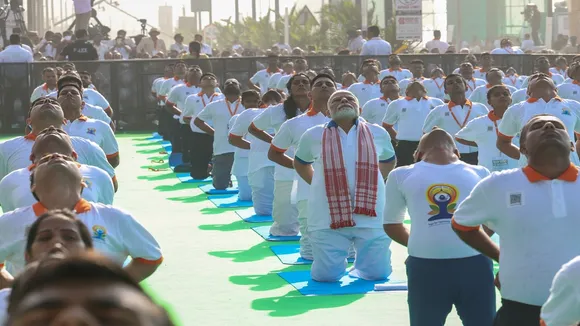 Narendra Modi Yoga Diwas 2025