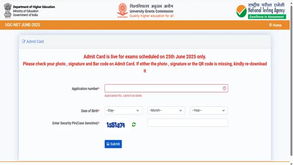 UGC NET Admit Card, ugc net, nta ugc net, ugc net 2025