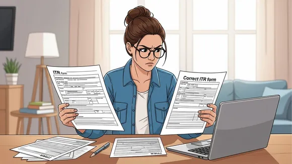 ITR Form 1 to 4 which one for you AI Generated Image_c7xa3rc7xa3rc7xa