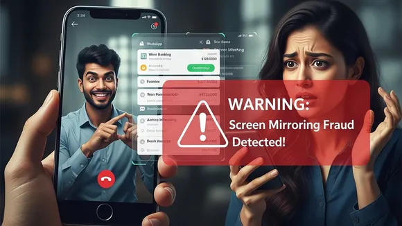 WhatsApp Fraud Alert, WhatsApp Screen Mirroring Scam, Bank Account Fraud, Online Fraud Prevention, Cybercrime Helpline 1930, OTP Fraud, UPI Fraud, Banking Scam, Digital Fraud Alert, Identity Theft, व्हॉट्सऐप फ्रॉड अलर्ट, व्हॉट्सऐप स्क्रीन मिररिंग फ्रॉड