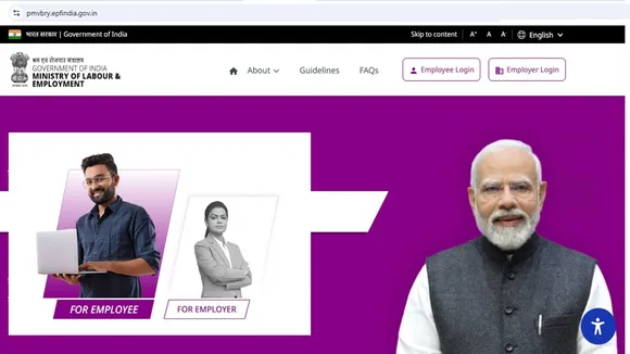 PMVBRY, PM Viksit Bharat Rozgar Yojana, Pradhanmantri Viksit Bharat Rozgar Yojana, pmvbry.epfindia.gov.in, pmvbry.labour.gov.in, Pradhan Mantri Viksit Bharat Rozgar Yojana