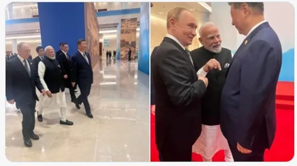 pm narendra modi, vladimir putin, xi jinping, SCO