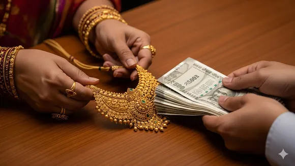Gold Loan, Loan, Loan on Gold, Gold loan risks, Hidden cost of gold loans, How gold loans affect families, Gold loan trap, Jewelry at risk in gold loans, Borrowing against gold dangers, RBI gold loan statistics, Gold loan interest rates, When to take gold loans, Silent wealth erosion, Gold loan repayment issues, Safe borrowing in India, NBFC gold loan schemes, Family jewelry financial risk, Gold loan mistakes to avoid, गोल्ड लोन के नुकसान, सोने के लोन का सच, परिवार की ज्वेलरी जोखिम में, गोल्ड लोन ट्रैप, गिरवी सोना और ब्याज, RBI गोल्ड लोन आंकड़े, गोल्ड लोन ब्याज दर, गोल्ड लोन कब लें, संपत्ति ह्रास और गोल्ड लोन, परिवार की ज्वेलरी की सुरक्षा, NBFC गोल्ड लोन योजना, गिरवी सोना और कर्ज का जोखिम, गोल्ड लोन गलती से बचें, सोने का लोन और वित्तीय नुकसान, गोल्ड लोन सावधानी