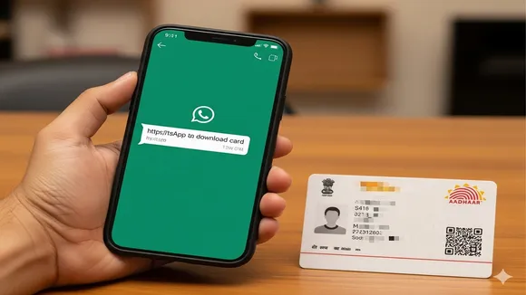 Aadhaar card WhatsApp download, Download Aadhaar via WhatsApp, Aadhaar MyGov Helpdesk WhatsApp, How to download Aadhaar on WhatsApp, Aadhaar PDF WhatsApp service, DigiLocker Aadhaar WhatsApp, Aadhaar card online download WhatsApp, Aadhaar WhatsApp chatbot, Aadhaar services WhatsApp number, Easy way to download Aadhaar