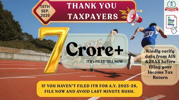 Filing ITR on Last date more than 7 crore