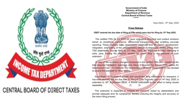 ITR Filing deadline Extension