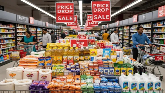 Everyday essentials price reduction in India, Cheapest personal care products list 2025, Daily use products prices, Soap shampoo discount, Toothpaste cheaper price list, Tea coffee price drop, Household essentials low price, FMCG products cheaper, Daily essentials price cut