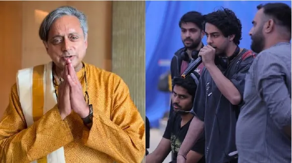 Shashi Tharoor n Aryan Khan