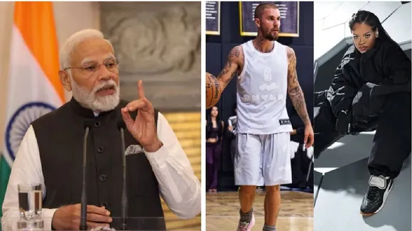 Modi-Bieber- Rihanna