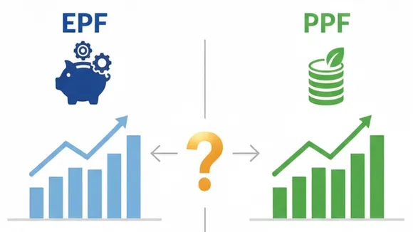 EPF vs PPF AI Image by Gemini, EPF vs PPF calculator 2025, EPF vs PPF return comparison, Best retirement investment in India, EPF or PPF which is better, EPF vs PPF interest rate comparison, EPF maturity calculator, PPF maturity calculator, EPF vs PPF tax benefits, EPF vs PPF for salaried employees, Long term savings schemes India, Government saving schemes comparison, Safe investment for retirement India, EPF contribution rules, PPF withdrawal rules, PPF interest rate 2025, EPF interest rate 2025, Best saving plan for retirement, Tax saving investment under Section 80C, EPF vs PPF compounding returns, EPF vs PPF which gives higher return, EPF vs PPF benefits and differences, EPF vs PPF online calculator India, PPF vs EPF maturity value comparison, Public Provident Fund vs Employee Provident Fund, EPF withdrawal rules and benefits, EPF vs PPF which is safer, EPF vs PPF interest rate chart, EPF vs PPF returns after 15 years