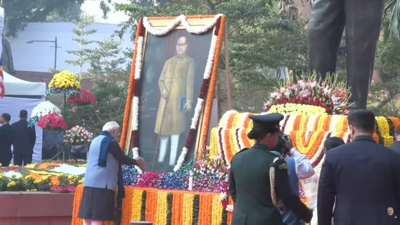 PM Modi Ambedkar tribute, Mahaparinirvan Diwas 2025, Babasaheb Ambedkar death anniversary, PM Modi remembers Ambedkar, Narendra Modi Ambedkar message, Ambedkar social justice legacy, Ambedkar equality justice dignity, Viksit Bharat Ambedkar vision, Parliament tribute to Ambedkar, Ambedkar 70th death anniversary, Rahul Gandhi Ambedkar tribute, Mahaparinirvan Diwas significance, Dr Ambedkar Constitution maker, Ambedkar human dignity democracy, महापरिनिर्वाण दिवस 2025, बाबा साहेब अंबेडकर पुण्यतिथि, पीएम मोदी ने अंबेडकर को किया नमन, संसद भवन श्रद्धांजलि कार्यक्रम, डॉ अंबेडकर की विरासत, अंबेडकर सामाजिक न्याय समानता, अंबेडकर 70वीं पुण्यतिथि, अंबेडकर का महत्व, विकसित भारत और अंबेडकर की सोच, राहुल गांधी ने अंबेडकर को याद किया, संविधान निर्माता भीमराव अंबेडकर, महापरिनिर्वाण दिवस क्यों मनाया जाता है, अंबेडकर के विचार और आदर्श
