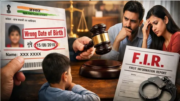 Aadhaar False DOB UIDAI Alert, आधार में गलत जन्मतिथि, आधार गलत DOB FIR, आधार में गलत जानकारी सजा, UIDAI आधार चेतावनी, बच्चे के आधार में गलत जन्मतिथि, आधार DOB बदलने के नियम, आधार में जन्मतिथि सुधार नियम, गलत आधार बनाने पर कार्रवाई, माता पिता पर FIR आधार, आधार में गलत जन्मतिथि अपराध, UIDAI आधार अपडेट नियम, आधार में DOB कितनी बार बदल सकते हैं, आधार फर्जी जानकारी कानूनी कार्रवाई, नया आधार सेवा केंद्र खबर, UIDAI आधार ताजा खबर, Wrong DOB in Aadhaar, Aadhaar wrong date of birth FIR, UIDAI Aadhaar DOB correction rules, Aadhaar wrong birth date legal action, FIR for wrong Aadhaar details, UIDAI warning on Aadhaar DOB, Aadhaar date of birth update rules, Aadhaar DOB change limit, Parents FIR for child Aadhaar DOB, Aadhaar fraud legal consequences, UIDAI rules for Aadhaar correction, Aadhaar biometric and DOB update, Is Aadhaar wrong DOB a crime, Aadhaar update center rules, UIDAI latest Aadhaar news