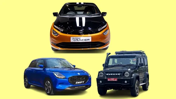 Upcoming Swift Tata Altroz racer Force Gurkha 5 Door