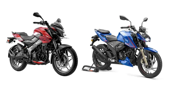 new Bajaj Pulsar ns200-vs-TVS Apache RTR 200 4V