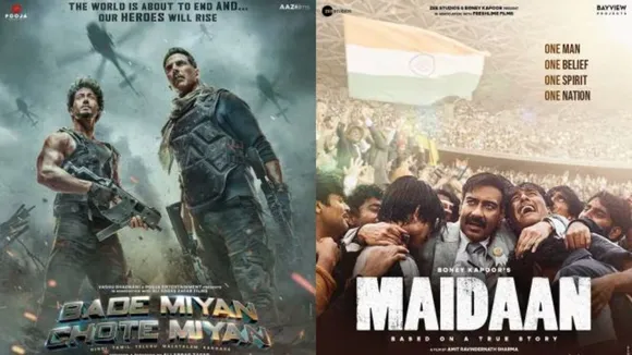   NewsEntertainmentBollywoodBade Miyan Chote Miyan vs Maidaan: Akshay Kumar's film sprints ahead with 9000 tickets sold, both Eid releases to now come out on Apr 11 Bade Miyan Chote Miyan vs Maidaan