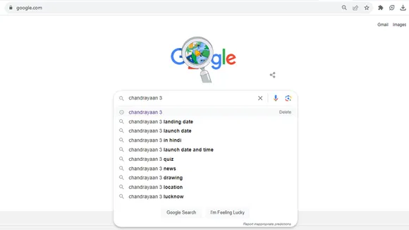 Google Search list