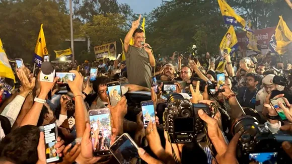 arvind kejriwal out from Tihar Jail