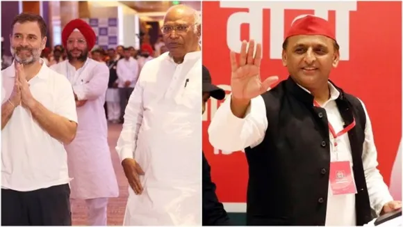 Congress Rahul gandhi SP Akhilesh Yadav