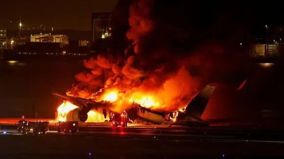 Japan Aircraft Fire