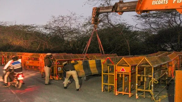 Delhi Police Alert on Farmers Protest