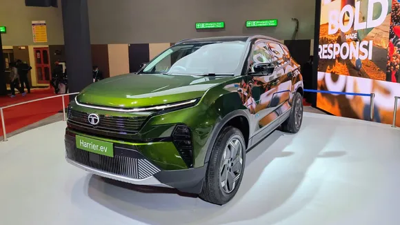 Tata-Harrier-EV showcased at Bharat Mobility Expo 2024