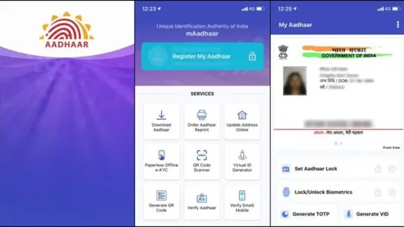 mAadhaar App Google Play Store Image