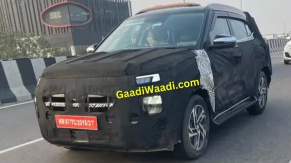 Hyundai Creta facelift spied