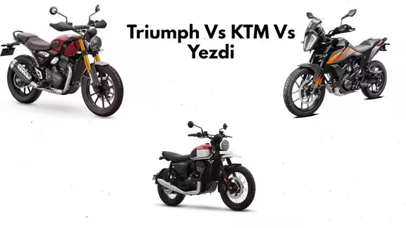 Triumph Scrambler 400 X Vs rivals