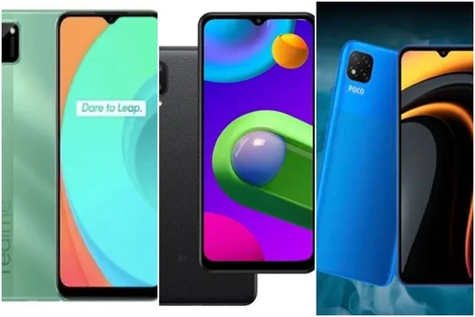 best budget smartphones under price of 8 thousand rupees with good camera battery Samsung M02 Micromax In 1b Poco C3 Realme C11