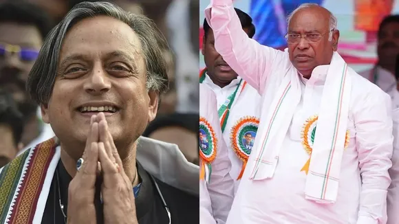 Shashi tharoor Mallikarjun Kharge
