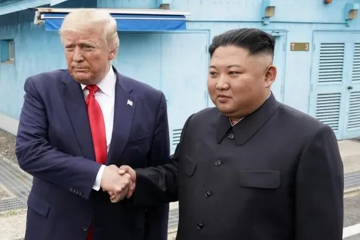 US President donald trump visits north korea meet kim jong un