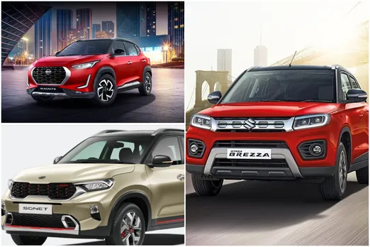 Nissan Magnite Vs Maruti suzuki Vitara Brezza Vs Kia Sonet, price, features, engine and power full comparison, Nissan Magnite launch, Nissan Magnite price, Magnite features