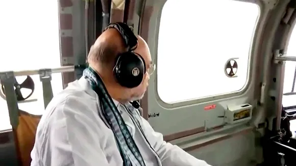 Cyclone Biparjoy: Amit Shah conducts aerial survey