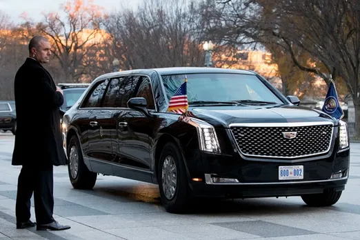 Donald Trump India Visit: Know about the world's safest car the beast, american president's special car, an armoured Limousine Cadillac