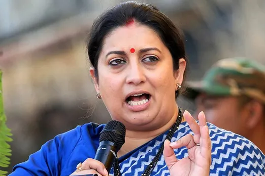 Union minister Smriti Irani tested positive for COVID-19