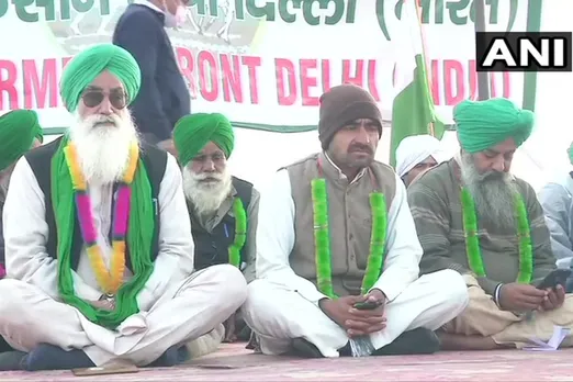 Farmers' protest: Farmers' leaders sit on hunger strike at delhi border
