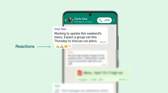 WhatsApp emoji reactions feature are officially a go