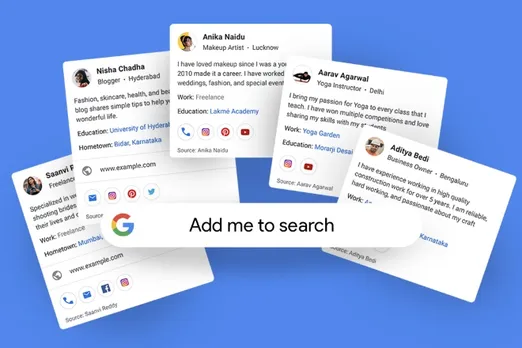 Google People Cards now users can create virtual visiting cards on google search feature launched in india