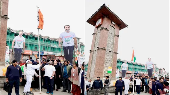 Rahul Gandhi at Lal Chowk