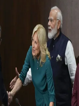 Jill Biden, Narendra Modi at National Science Foundation