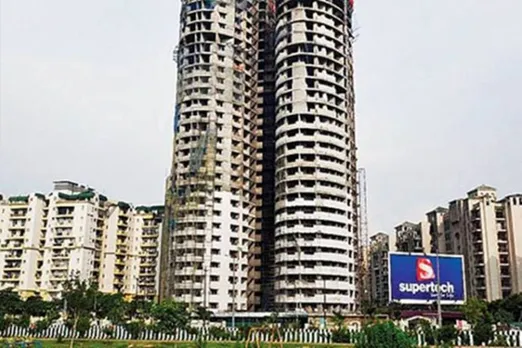The two 40-floor towers to be demolished has a total of 915 apartments and 21 shops, of which 633 flats were booked by homebuyers. The Emerald Court House has 15 other towers, fully built with residents living here.