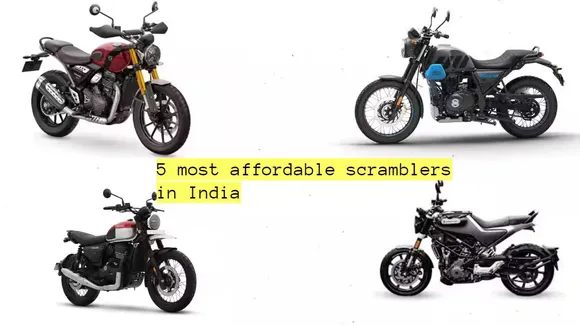 Top 5 Most affordable Scrambler Bikes in India 2023