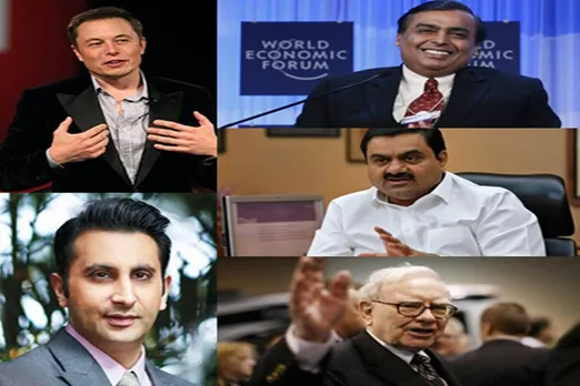 year ender 2020 know here about Top 5 Industrialists in 2020 mukesh ambani adaar poonawala gautam adani elun musk warren buffet