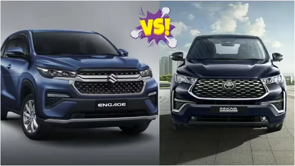 Maruti Suzuki Invicto vs Toyota Innova Hycross comparison: